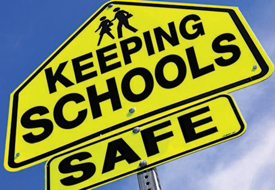 Keeping Schools Safe Sign